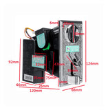 TW-130B Zinc Alloy Front Panel Single Coin Acceptor