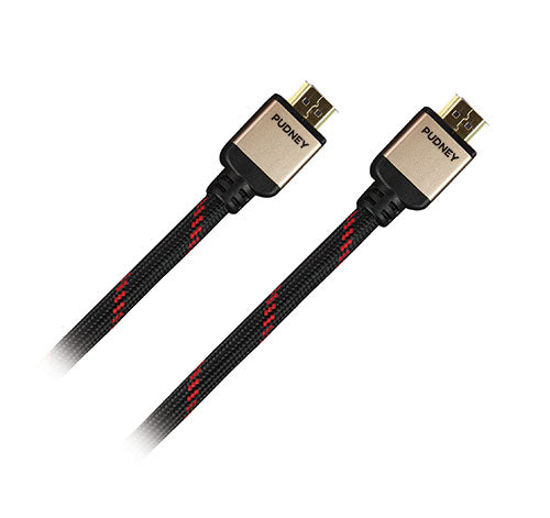 PUDNEY PREMIUM HIGH SPEED HDMI CABLE WITH ETHERNET PLUG TO PLUG 5 METRE